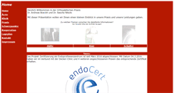 Desktop Screenshot of orthopaediemednord.de