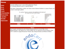 Tablet Screenshot of orthopaediemednord.de